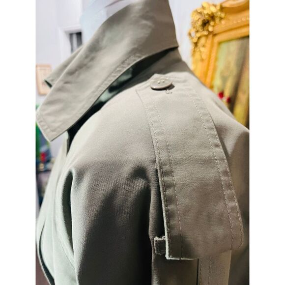 Vintage J Gallery Trench coat Size 7/8 - Picture 6 of 10